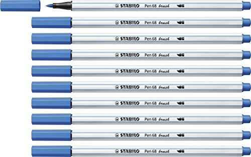 Stabilo Brushstift Pen 568/41 donkerblauw