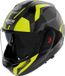 Nolan N120-1 Onirico 377, casque modulaire, couleur: Mat Noir/Gris Foncé/Jaune Néon, taille: XL