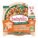 BABYBIO Assortiment de Coquillettes aux Champignons, Jambon et Carottes, 15 Mois Bio, 200 g