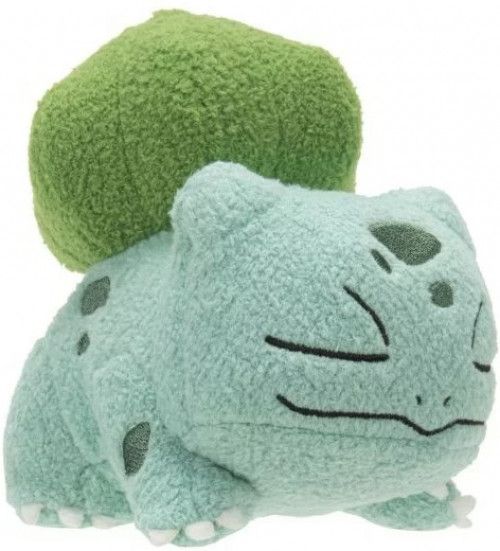 Jazwares Pokemon Pluche - Sleeping Bulbasaur (13cm)