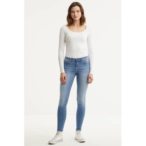 VERO MODA VMMAXI Longsleeve - Wit - Biologisch Katoen