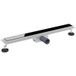 Icecat Douchegoot Met Zwart Glazen Afdekking 80 Cm