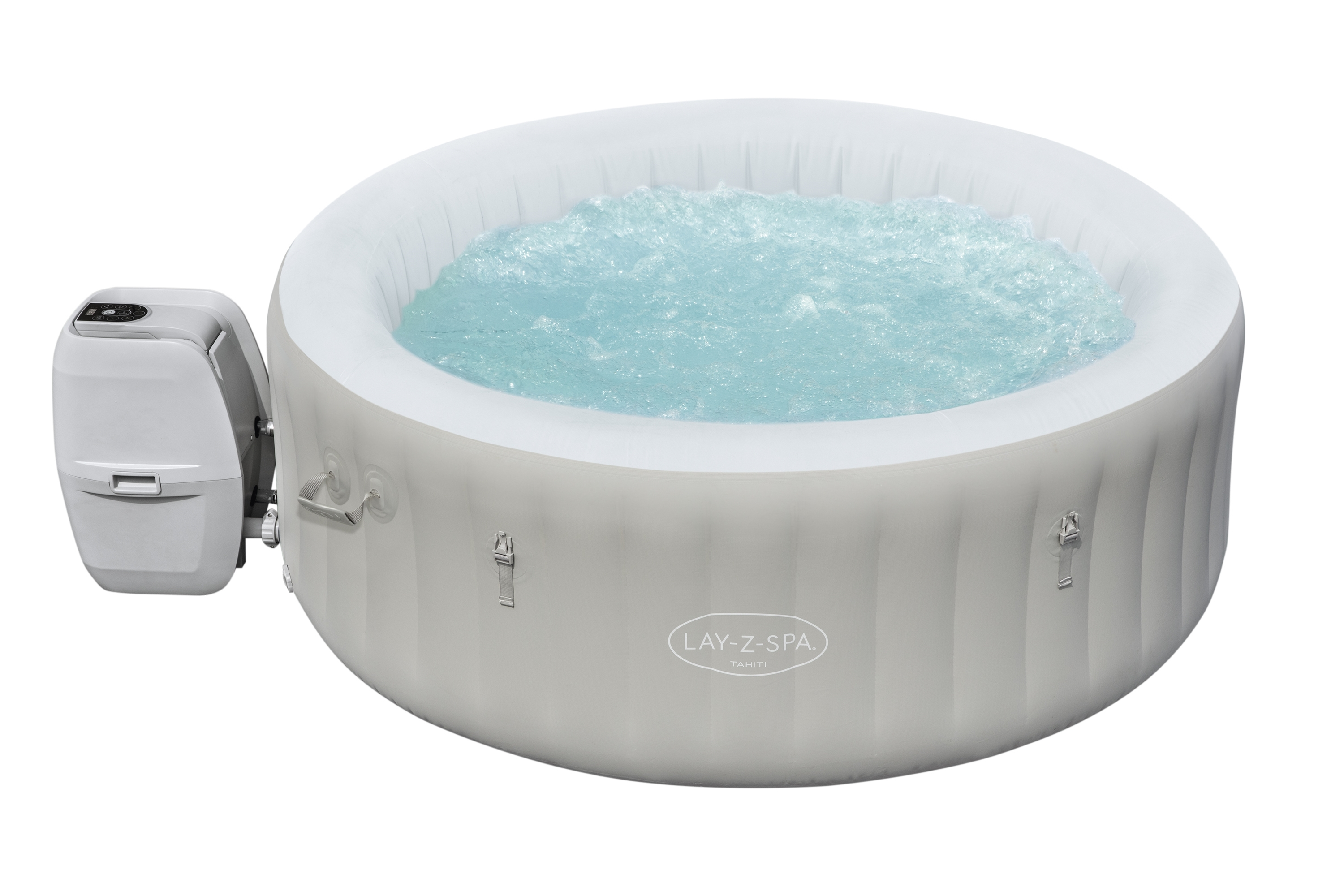 Bestway Lay-Z-Spa Tahiti AirJet Opblaasbare Hottub met LED-lampen voor 2-4 Personen