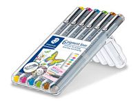 STAEDTLER 30803S2SB6 Set van 6 gekleurde pigmentstiften