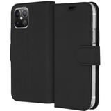 Accezz Softcase Booktype voor de iPhone 12 6 1 inch - Zwart