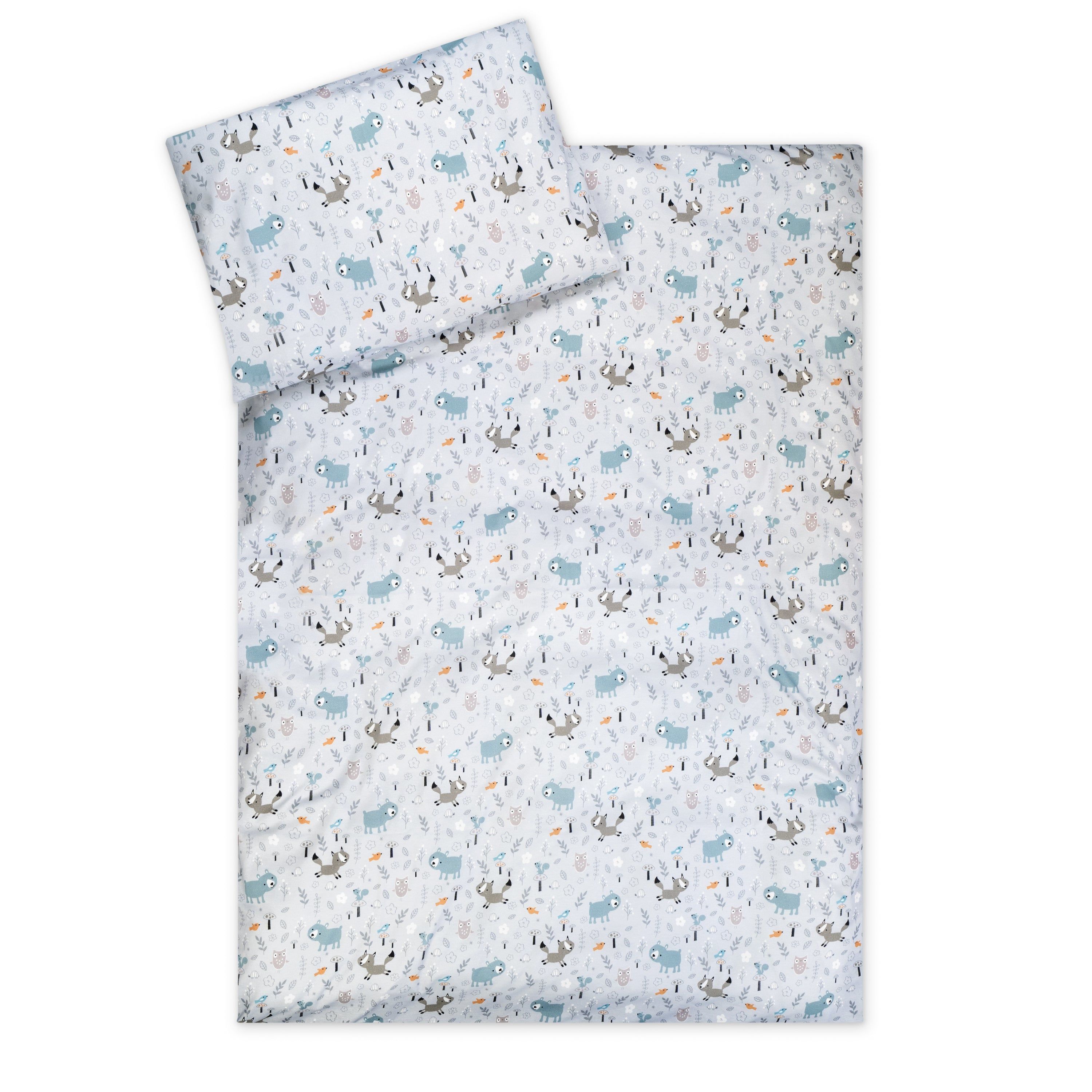 Julius Zöllner Jersey baby beddengoed set 2 stuk(s) 100 x 135 cm Katoen Meerkleurig