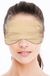 Merkloos / Sans marque Bellatio design 2x Luxe slaapmasker/ reismasker met zachte vulling goud
