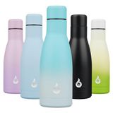 BJPKPK 350 ml Geïsoleerde Herbruikbare Thermosfles | BPA-vrij, Koud & Warm, Met Riemaal | voor Sport, Reizen & School，Zeezout