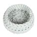 Homemania Nest huisdierbed, groen, acryl-katoen, touw, 50 x 50 x 15 cm