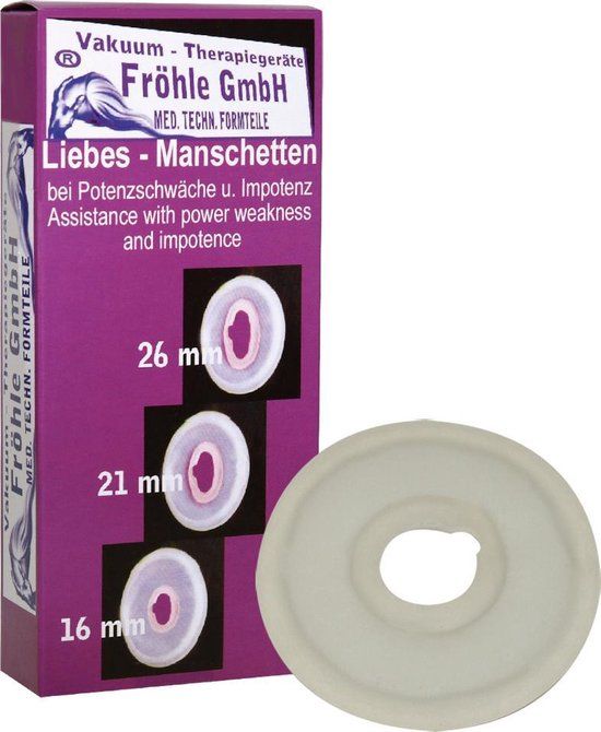 Fröhle - Erectie Pomp Sleeve - 2.1 cm - Transparant