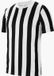 Nike Striped Division IV Shirt Korte Mouw Kinderen - Wit / Zwart