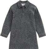 WE Fashion Meisjes denim jurk met luipaardprint