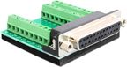 Delock Adapter Sub-D 25 Pin Buchse - Terminalblock 27 Pin