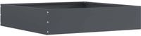 vidaXL Gazonrand 60 x 60 x 13 cm Staal Antraciet