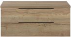 BES LED Seville Badmeubelset 120 cm - 2 Laden Esu - Wastafelblad Natuur Eiken Edge Greep