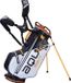 Big Max Aqua 8 Stand Golf Bag, Wit/Zwart/Oranje