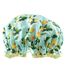 The Vintage Cosmetic Company Shower Cap Vintage Inspired Reusable Lemon Print Shower Accessory