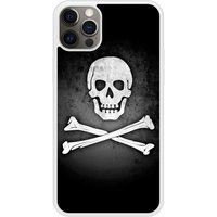 Pirate Drapeau Bedrukt siliconen hoesje compatibel met iPhone 12 Pro