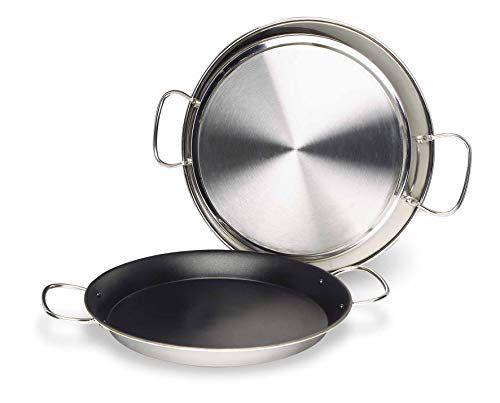 Lacor Valencian Paella Pan - Stainless Steel - 32 cm