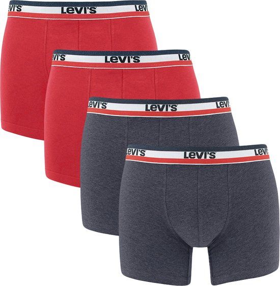 Levi's 4P boxers sportswear logo multi - M - 4-pack