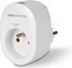 Prise connectée SmartPlug SCS Sentinel, Compatible Google Assistant & Amazon Alexa, 3600W 16A, Wifi 2.4 GHz, Usage intérieur
