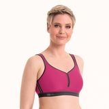 Anita - Performance Sport bh zonder beugel – Roze/Antraciet - 70A