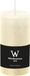 Wiedemann Bougie cylindrique/bougie pilier - bougie rustique - ivoire - 6 x 12 cm - 42 heures de combustion