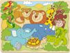 Puzzle d'animaux joyeux africains