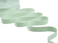 Furlanis dubbel satijnen lint, Italiaanse stof, zeegroen, 16 mm x 50 m