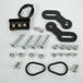 AVOC Support de plaque d'immatriculation pour Moto Yamaha 700 MT-07 Noir Aluminium