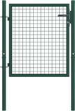 vidaXL Hekpoort staal 100x75 cm groen