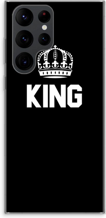 Case Company Samsung Galaxy S22 Ultra Case - King Black Soft Cover