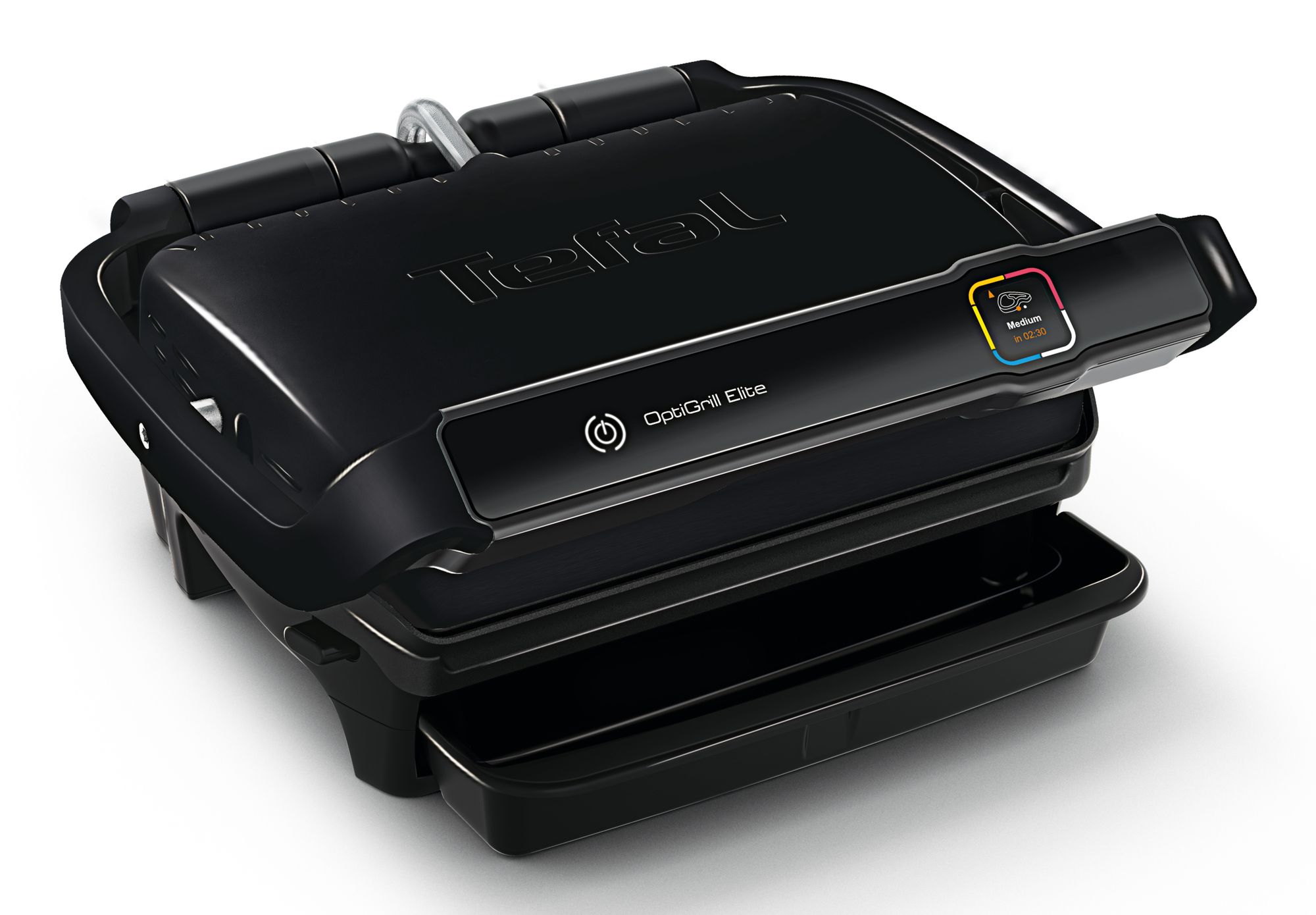 Tefal OptiGrill Elite GC7508 - Contactgrill - 12 kookprogramma's - Zwart