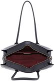 COCCINELLE Leren handtas Myrtha26 Handbag Grained Leather Stove blauwgrijs
