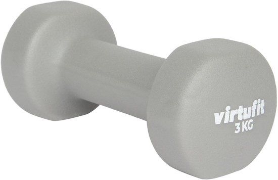 VirtuFit Vinyl Dumbbell Pro - 3 kg - Rood