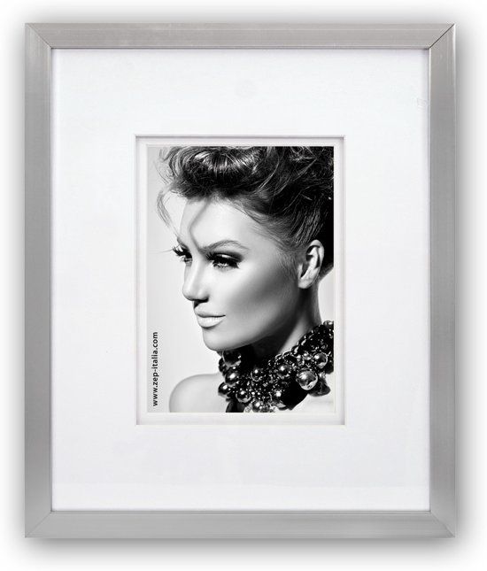 Zep Aluminium Fotolijst met Brede Pass-Partout 15x20cm AL468