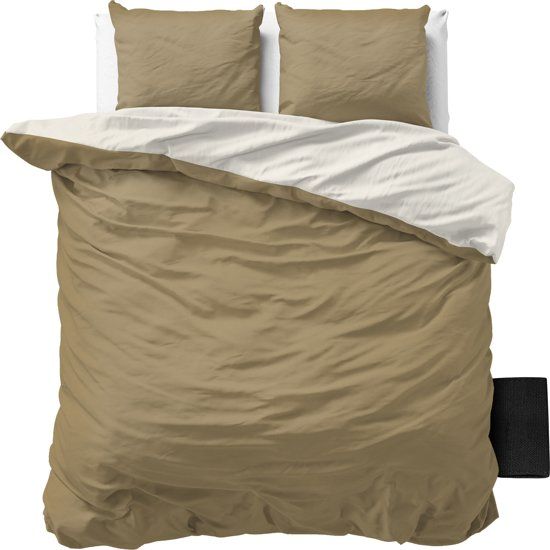 ZENsation Dekbedovertrek Twin Face Cream Taupe-240x200/220
