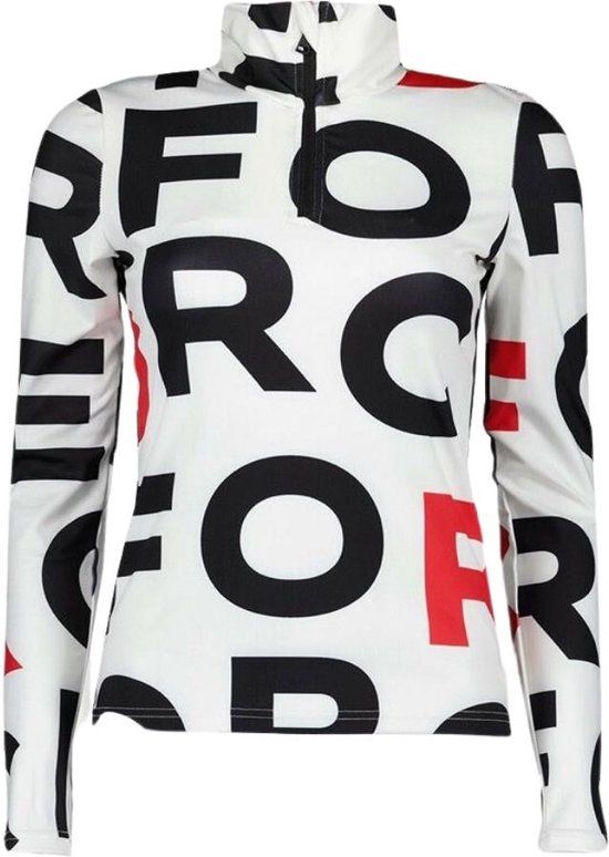 Airforce Squaw Vally Wording Ski Pully Dames Zwart M/38