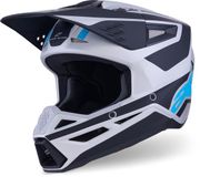 Alpinestars S-M3 Heat Zwart Mat Zilver Crosshelm - Helm