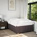 Maison Exclusive - Lit frame without mattress, dark brown, 120x190 cm, fabric