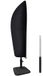 Senders Housse de protection pour parasol avec mât, housse de parasol déporté, housse de parasol en tissu Oxford 210D, imperméable, anti-poussière, résistant aux UV, housse de parasol de 2 à 4 m, 265 x 40/70/50 cm