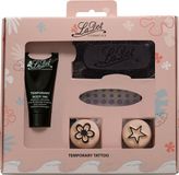 Tijdelijke LaDot Giftpack 2 - Stempel Tattoo - Ster & Bloem - Zwart