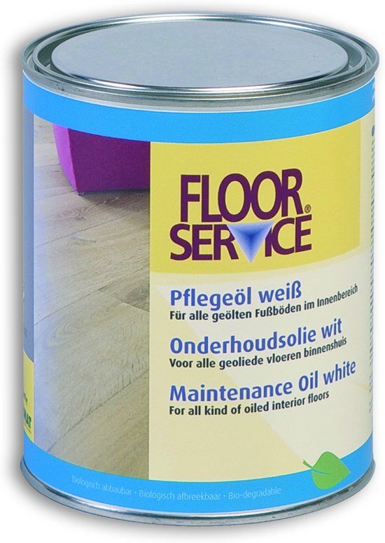 Floorservice Onderhoudsolie wit (White wash) - 8711634333274