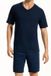 uncover by SCHIESSER Schiesser Uncover Shortama Heren Nachtblauw L