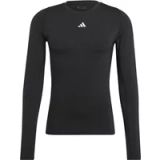 adidas Techfit Longsleeve Sportshirt Mannen - Zwart - Maat S