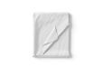 Homemania 13828 One-Single-stekker, effen kleur voor bed, wit, van katoen, 150 x 290 cm