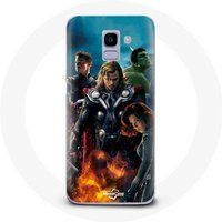 Maniacase Hoesje voor Samsung Galaxy A8 2018 Avengers superhelden film