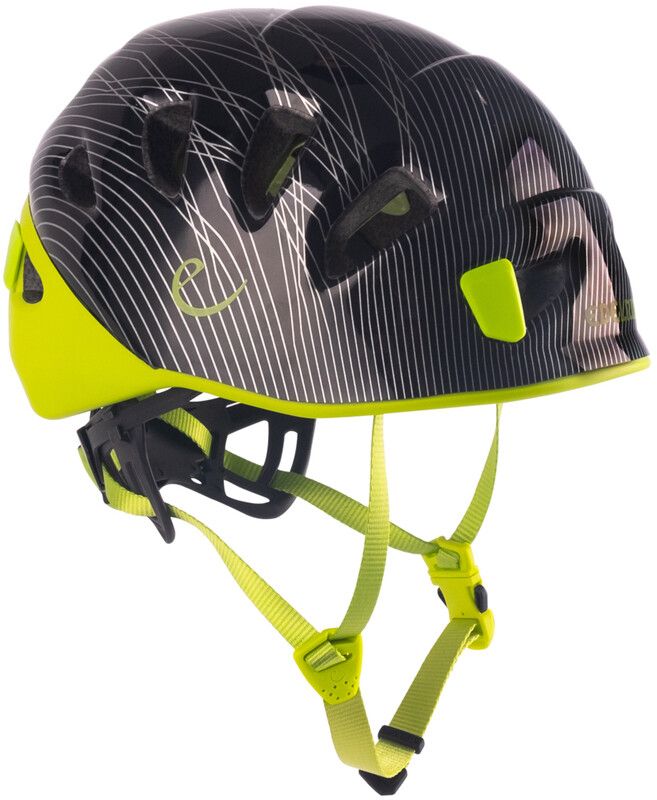 Edelrid Shield II Helm - Zwart/Groen - 52-62cm - 2023
