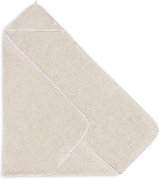 Jollein Badcape Badstof 100x100cm - Nougat - Baby Handdoek met Capuchon