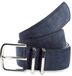 Tom Tailor - TTMILLIE leren riem met afgeronde gesp - Maat 90 - navy uni